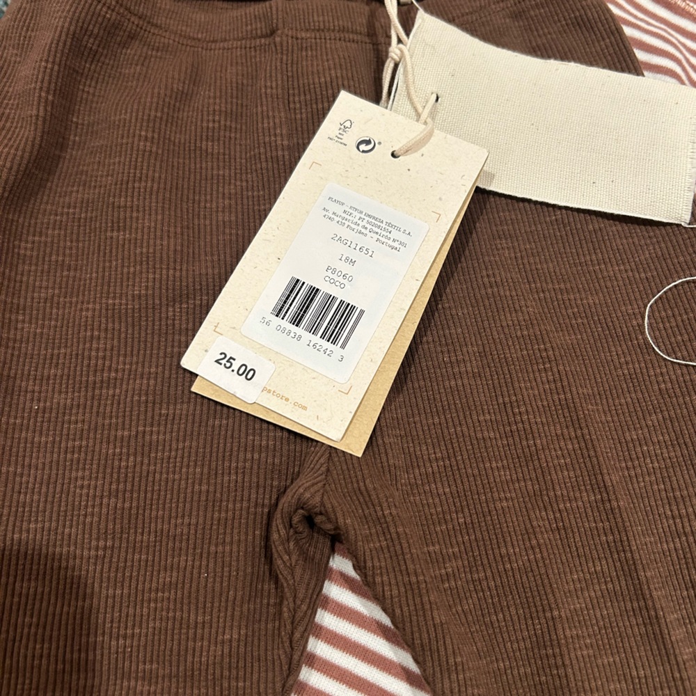 Brown and Striped Kids Bottom bundle 100%cotton - Picture 2 of 5
